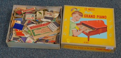 Lot 2015 - A box containing a quantity of matchboxes and...