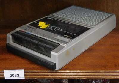 Lot 2032 - An Ingersoll tabletop tape player, with power...