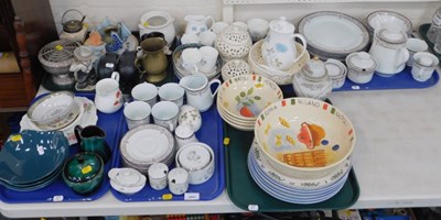 Lot 2041 - Ceramics, treen and metalwares, including part...