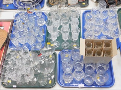 Lot 2056 - Glassware, including brandy glasses, cocktail...