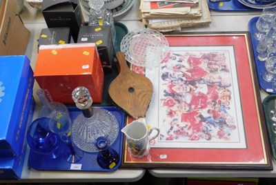 Lot 2057 - A framed and glazed print of Manchester United...