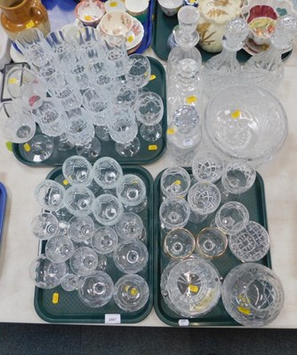 Lot 2067 - Glassware, to include decanters, bowls, wine...