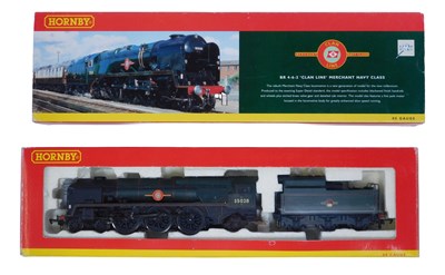 Lot 444 - A Hornby OO gauge Merchant Navy class...