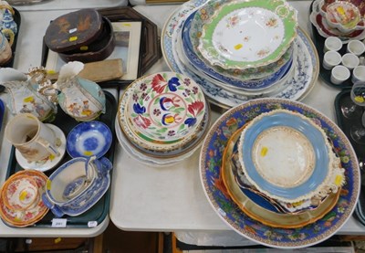 Lot 2081 - Ceramics, including meat plates, bowls, dishes,...