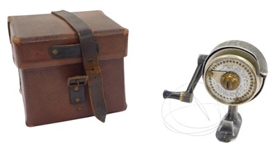 Lot 328 - An Illingworth No. 4 Mark 2 salmon reel, in...