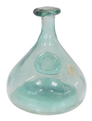 Lot 344 - A Holmegaard Art Glass decanter, of compressed...