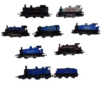 Lot 466 - Hornby OO gauge locomotives, including a 4-2-2...