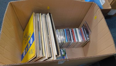Lot 2118 - Assorted LP and 45rpm records, and CDs, mainly...