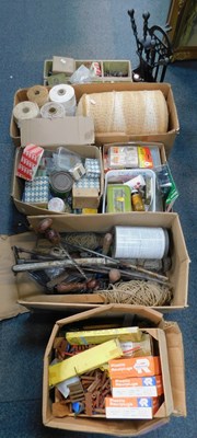 Lot 2120 - A fireside companion set, and assorted...