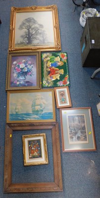 Lot 2121 - Pictures and prints, including landscapes, etc....