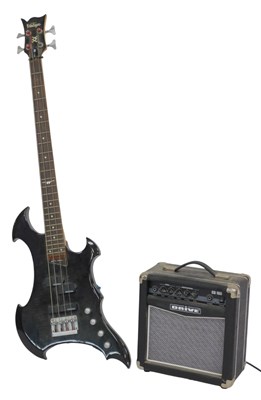 Lot 419 - A vintage Wilkinson electric bass guitar, in...
