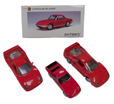Lot 482 - An Autoart Millennium Lotus Elan S/E coupe,...