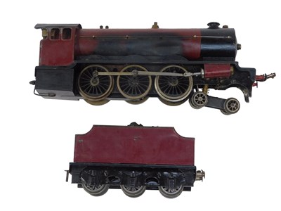 Lot 484 - A Bassett Lowke tinplate live steam O gauge...