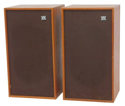 Lot 453 - A pair of Wharfdale Linton XP teak-cased...