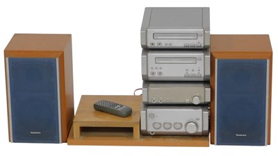 Lot 455 - A Technics Sound System, comprising a stereo...