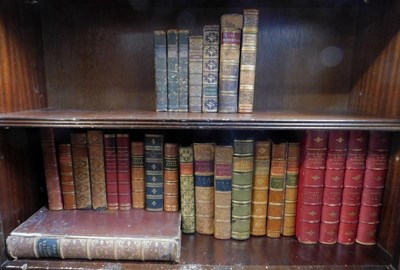 Lot 436 - 19thC leather bindings, including Green (J R...