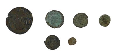 Lot 469 - A group of Roman coins, comprising a...