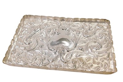 Lot 96 - A Victorian silver dressing table...
