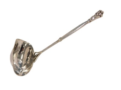 Lot 101 - A Georg Jensen two sided ladle, with art...