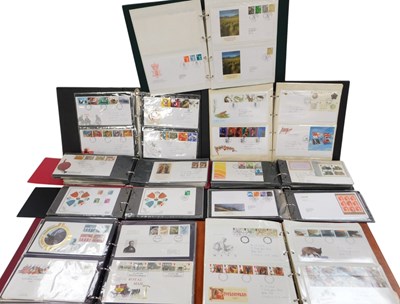 Lot 470 - Nine albums of GB first day covers.