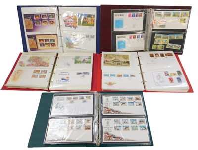 Lot 471 - Five albums of Jersey and the Isle of Man...