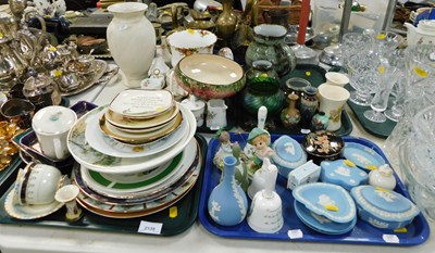 Lot 2139 - Ceramics, including blue jasperware, Torquay...
