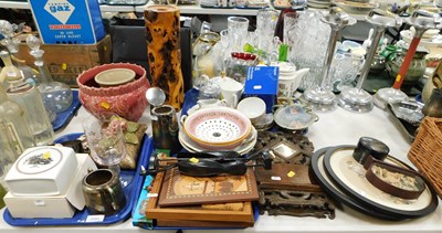 Lot 2151 - Ceramics and glassware, including bookends,...