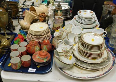 Lot 2153 - Ceramics, including Japanese part tea service,...