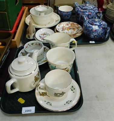 Lot 2203 - Ceramics, including two Ringtons Chintz...