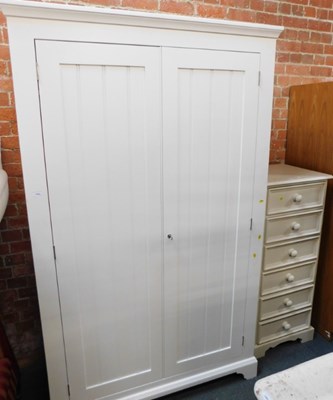 Lot 1103 - A six-drawer narrow chest, together with a...