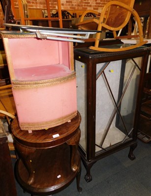 Lot 1112 - A group of furniture, including a mahogany...
