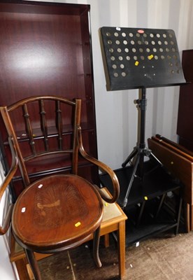 Lot 1088 - A group of furniture, to include three folding...