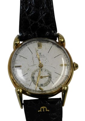Lot 597 - An 18ct gold Rolex Precision gentleman’s...