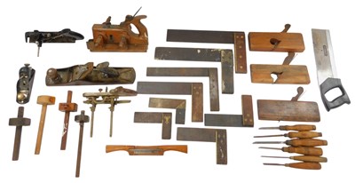 Lot 427A - Woodworking-related items, including a Stanley...