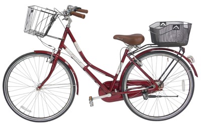 Lot 299A - A Classic Real lady's bicycle, burgundy trim,...