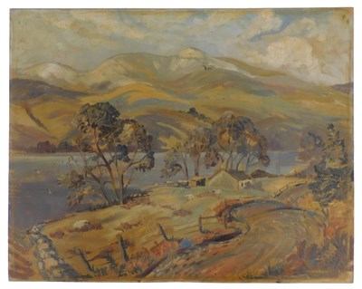 Lot 472A - George Kelly (1920-1965). Scottish landscape,...