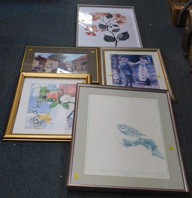 Lot 2226 - Pictures and prints, various subjects and...