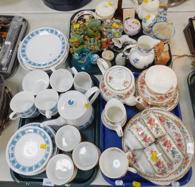 Lot 2082 - A Royal Tuscan part tea service, together with...