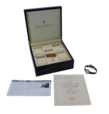 Lot 577 - A Dreyfuss & Co lady's wristwatch, in...