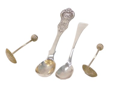 Lot 184 - A group of spoons, comprising a Victorian...