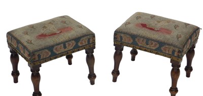 Lot 5 - A pair of early Victorian mahogany...