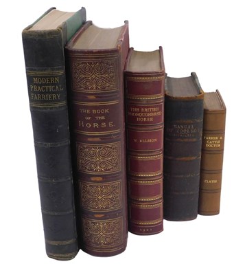 Lot 7 - Five equine and other books, being Miles (WJ)...