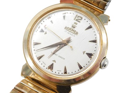 Lot 287 - A Roma gent's wristwatch, with gold plated...