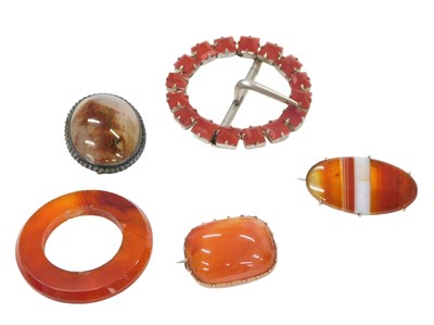Lot 439 - Semi precious stone set jewellery, comprising...