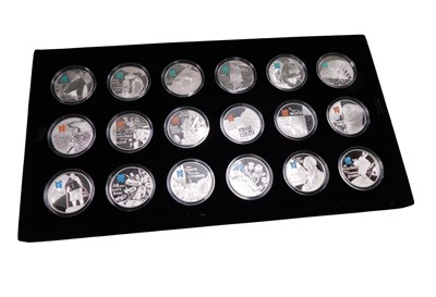 Lot 10 - A Royal Mint Celebration of Britain silver...