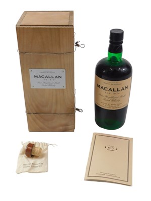 Lot 305 - A Macallan The 1874 Pure Highland Malt Scotch...