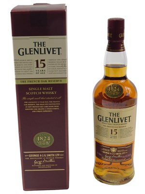 Lot 306 - A Glenlivet 15 year single malt French Oak...