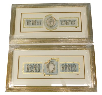 Lot 736 - Kevin Blackham (19thC/20thC). Ornamental I, II,...