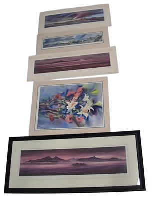 Lot 739 - Gillian McDonald (20thC). Isle of Eigg, artist...
