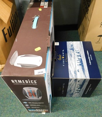 Lot 2036 - A Dual Shiatsu massager, with heat, boxed.